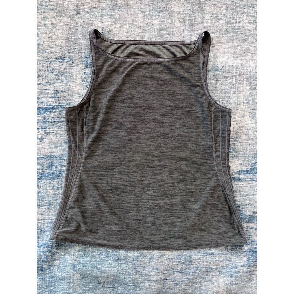Lululemon Anise (Heathered Gray Green) Glide Strap Tank Top Approx Size 4